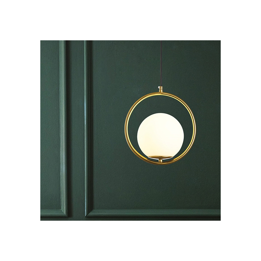 Csillár zsinóron ORBA 1xE27/15W/230V réz