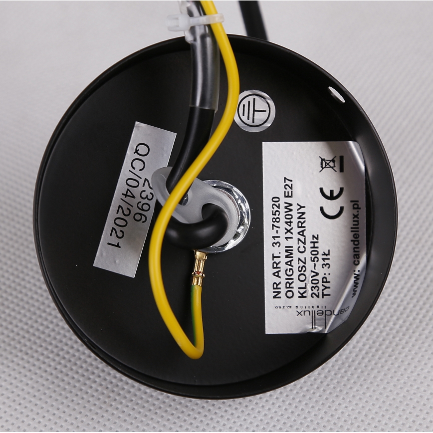 Csillár zsinóron ORIGAMI 1xE27/40W/230V