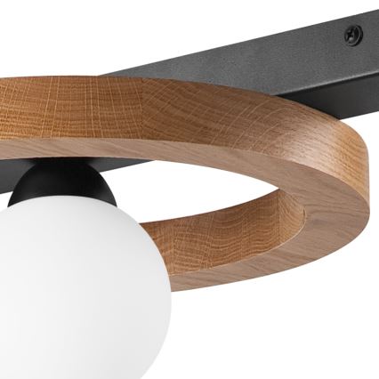 Csillár zsinóron OTIS 1xG9/5W/230V + 2xE27/15W/230V tölgy