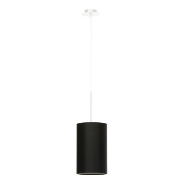 Csillár zsinóron OTTO 1xE27/60W/230V á. 15 cm fekete
