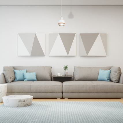 Csillár zsinóron OVAL 1xE27/60W/230V fehér