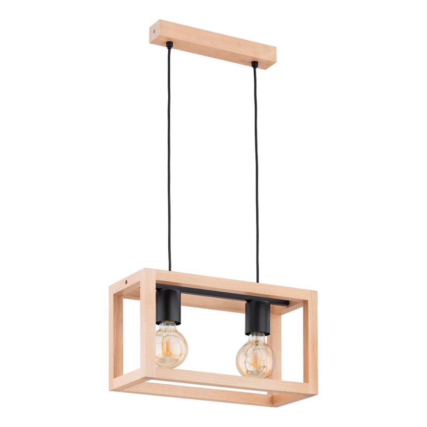 Csillár zsinóron PAKO 2xE27/15W/230V bézs