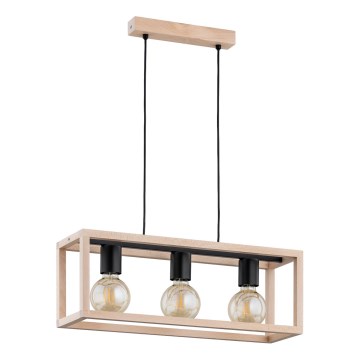 Csillár zsinóron PAKO 3xE27/15W/230V bézs