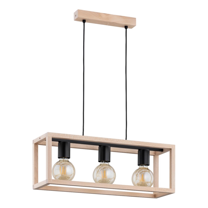 Csillár zsinóron PAKO 3xE27/15W/230V bézs