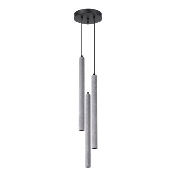 Csillár zsinóron PASTELO 3xG9/8W/230V beton