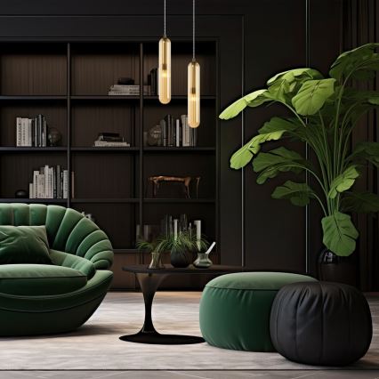 Csillár zsinóron PAX 1xG9/9W/230V arany