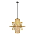 Csillár zsinóron PINCHOS 1xE27/40W/230V átm. 45 cm bambusz