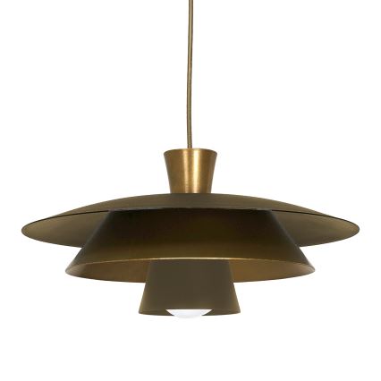 Csillár zsinóron PLATO 1xE27/15W/230V réz/arany