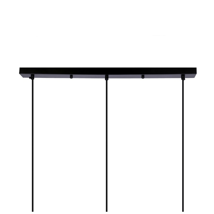 Csillár zsinóron POMPEI 3xE27/40W/230V fekete