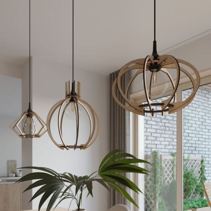 Csillár zsinóron POMPELMO 1xE27/60W/230V