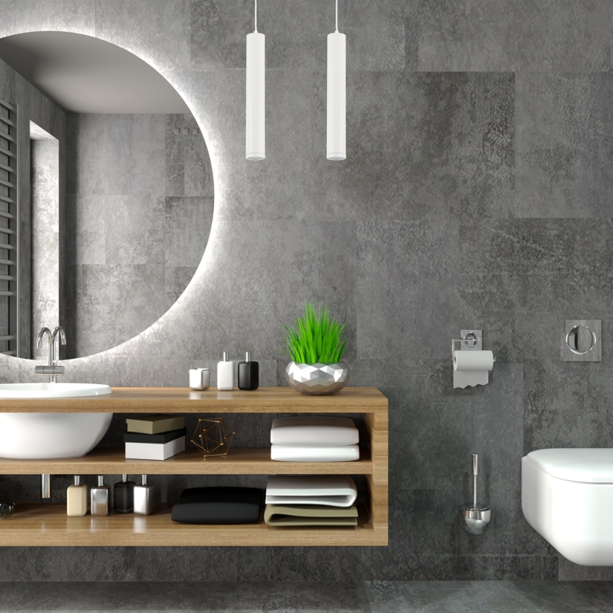 Csillár zsinóron PORTER 1xGU10/8W/230V fehér