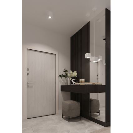 Csillár zsinóron QUAD 1 1xGU10/40W/230V fehér