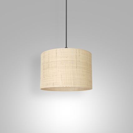 Csillár zsinóron RATTAN 1xE27/60W/230V á. 25 cm rattan