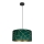 Csillár zsinóron RELLA 1xE27/60W/230V zöld/arany