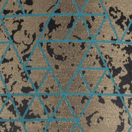 Csillár zsinóron REZO 1xE27/60W/230V türkiz/arany