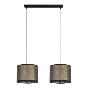 Csillár zsinóron REZO 2xE27/60W/230V arany