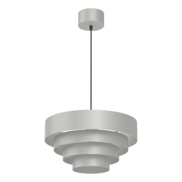 Csillár zsinóron RINGS 1xE27/15W/230V fényezett króm