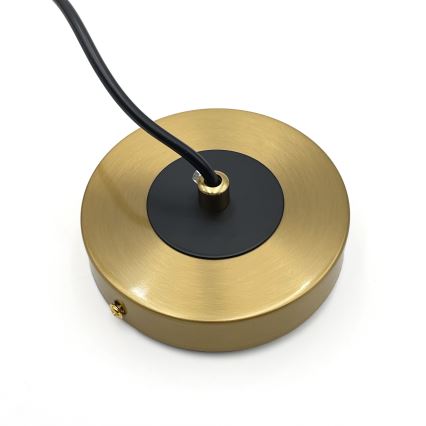 Csillár zsinóron ROLLO 1xE14/5W/230V arany/füstös bézs