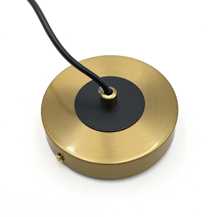 Csillár zsinóron ROLLO 1xE14/5W/230V arany/füstös bézs