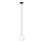 Csillár zsinóron ROYAL 1xE14/10W/230V átm. 14 cm fekete