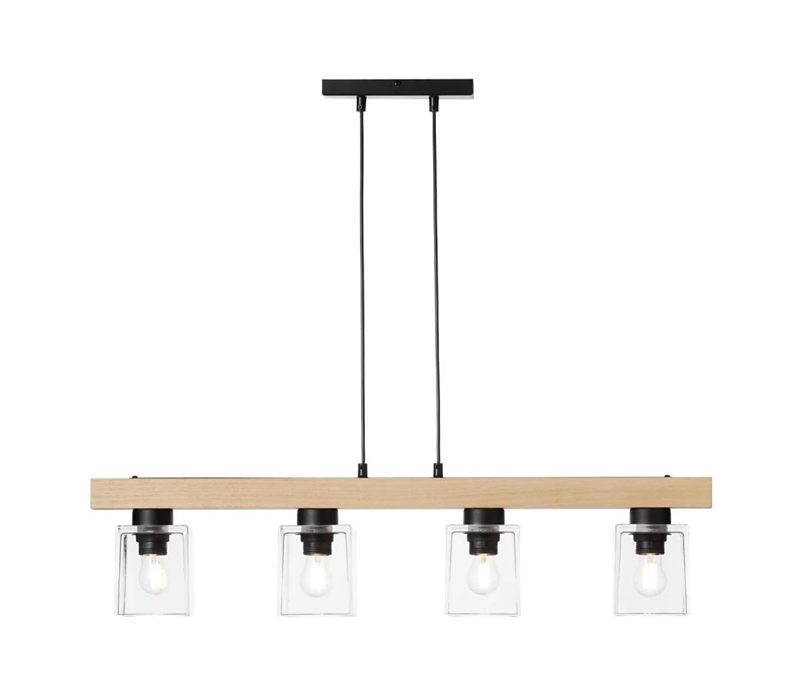 Csillár zsinóron RUSTIC RADIANCE 4xE27/60W/230V
