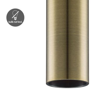 Csillár zsinóron SAGA 1xE27/40W/230V réz