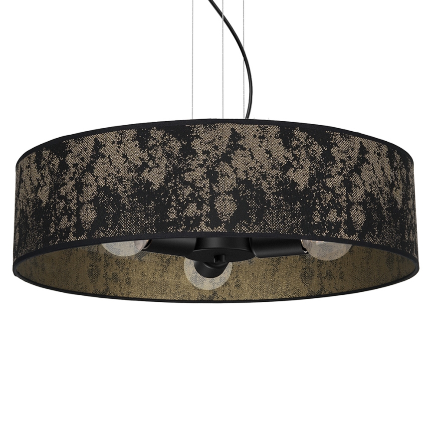 Csillár zsinóron SATINO 3xE27/60W/230V arany