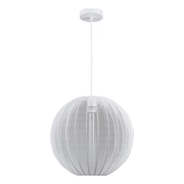 Csillár zsinóron SENSAI 1xE27/20W/230V átm. 40 cm fehér