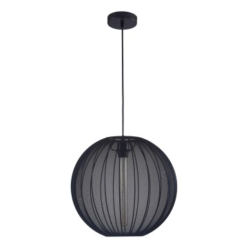 Csillár zsinóron SENSAI 1xE27/20W/230V átm. 40 cm fekete