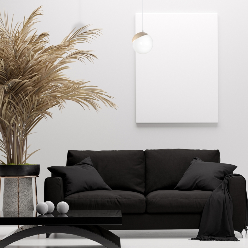 Csillár zsinóron SFERA WOOD 1xE14/40W/230V fehér