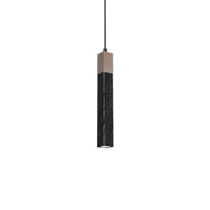 Csillár zsinóron SOLO 1xGU10/MR11/40W/230V fekete