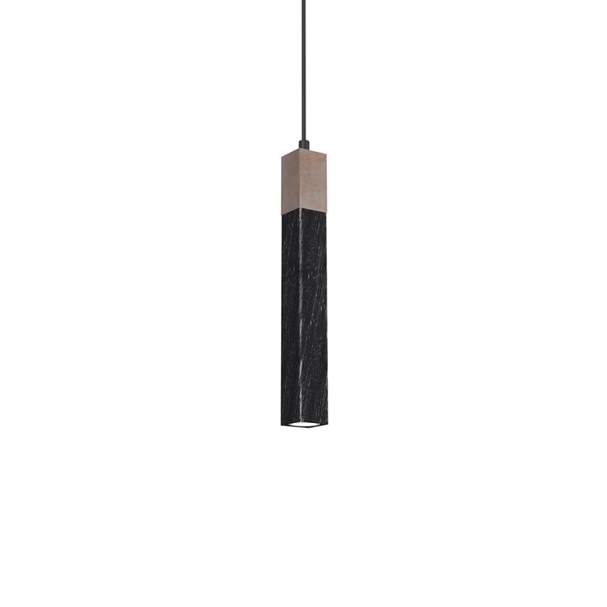 Csillár zsinóron SOLO 1xGU10/MR11/40W/230V fekete