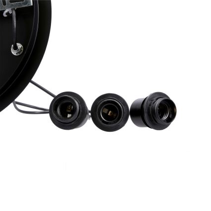 Csillár zsinóron SPIEGA 3xE27/60W/230V arany/fekete