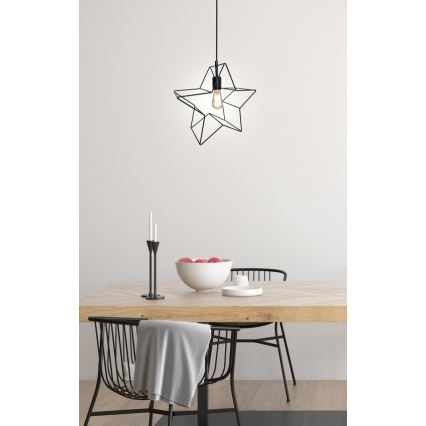 Csillár zsinóron STAR 1xE27/60W/230V