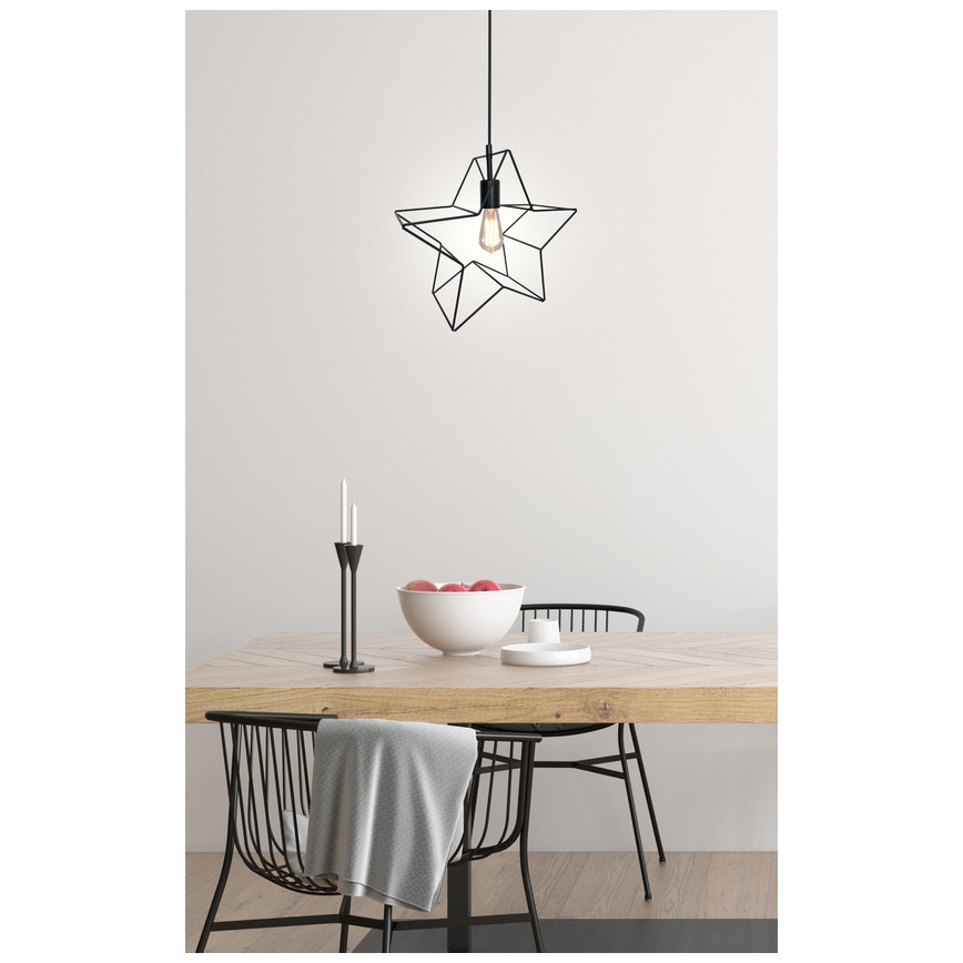 Csillár zsinóron STAR 1xE27/60W/230V