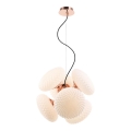 Csillár zsinóron STELLAR 6xG9/4W/230V rose gold