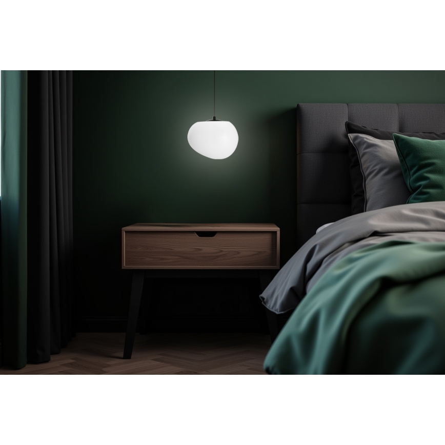 Csillár zsinóron STONES 1xE27/40W/230V átm. 25 cm