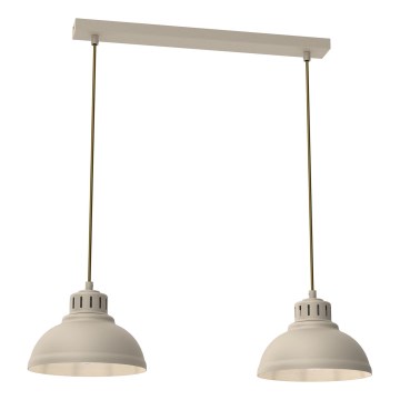 Csillár zsinóron SVEN 2xE27/15W/230V bézs