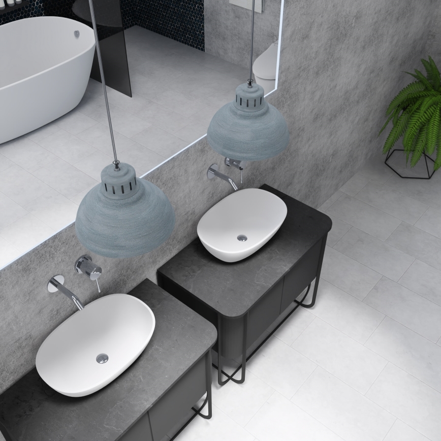 Csillár zsinóron SVEN 2xE27/15W/230V szürke