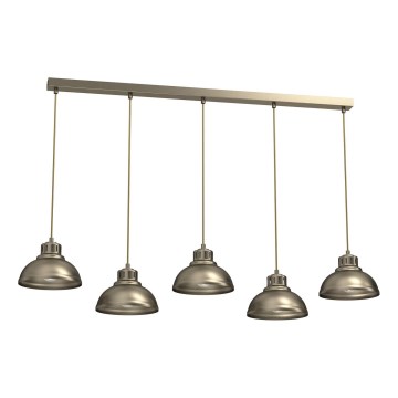 Csillár zsinóron SVEN 5xE27/15W/230V réz