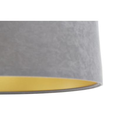 Csillár zsinóron SWING 1xE27/60W/230V szürke/fehér/arany