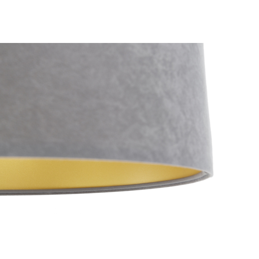 Csillár zsinóron SWING 1xE27/60W/230V szürke/fehér/arany