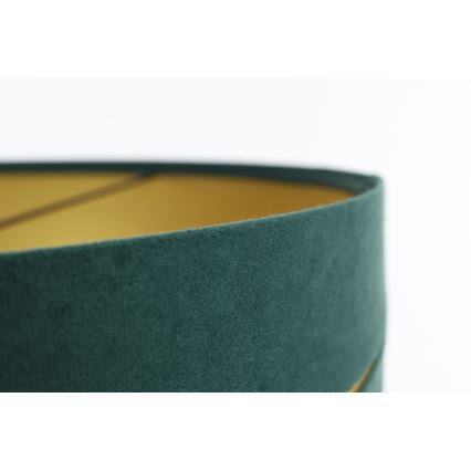 Csillár zsinóron SWING 1xE27/60W/230V zöld/arany