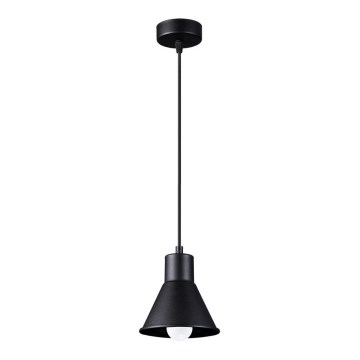 Csillár zsinóron TALEJA 1xE27/60W/230V fekete