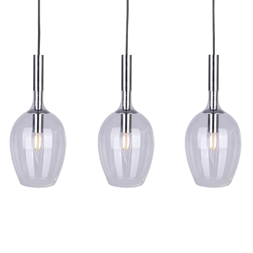 Csillár zsinóron TANGO 3xE14/40W/230V átlátszó