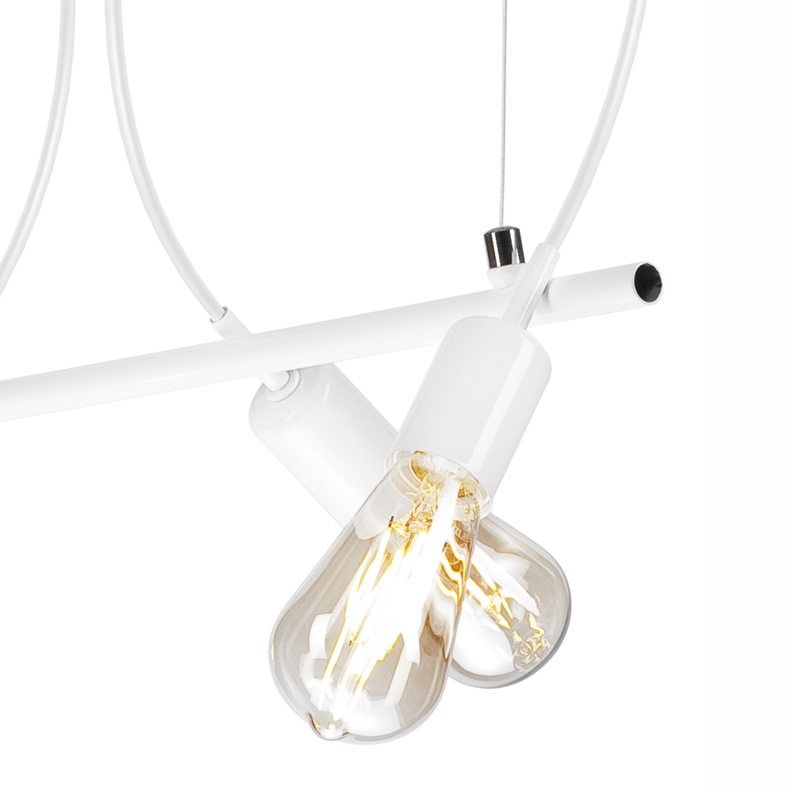 Csillár zsinóron TARO 3xE27/60W/230V fehér