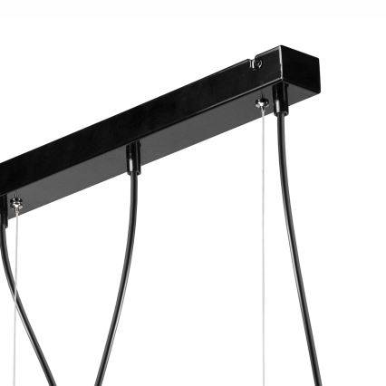 Csillár zsinóron TARO 3xE27/60W/230V fekete