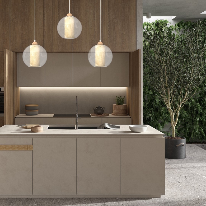 Csillár zsinóron TELA 3xE27/60W/230V