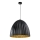 Csillár zsinóron TELMA 1xE27/60W/230V átm. 70 cm fekete/arany