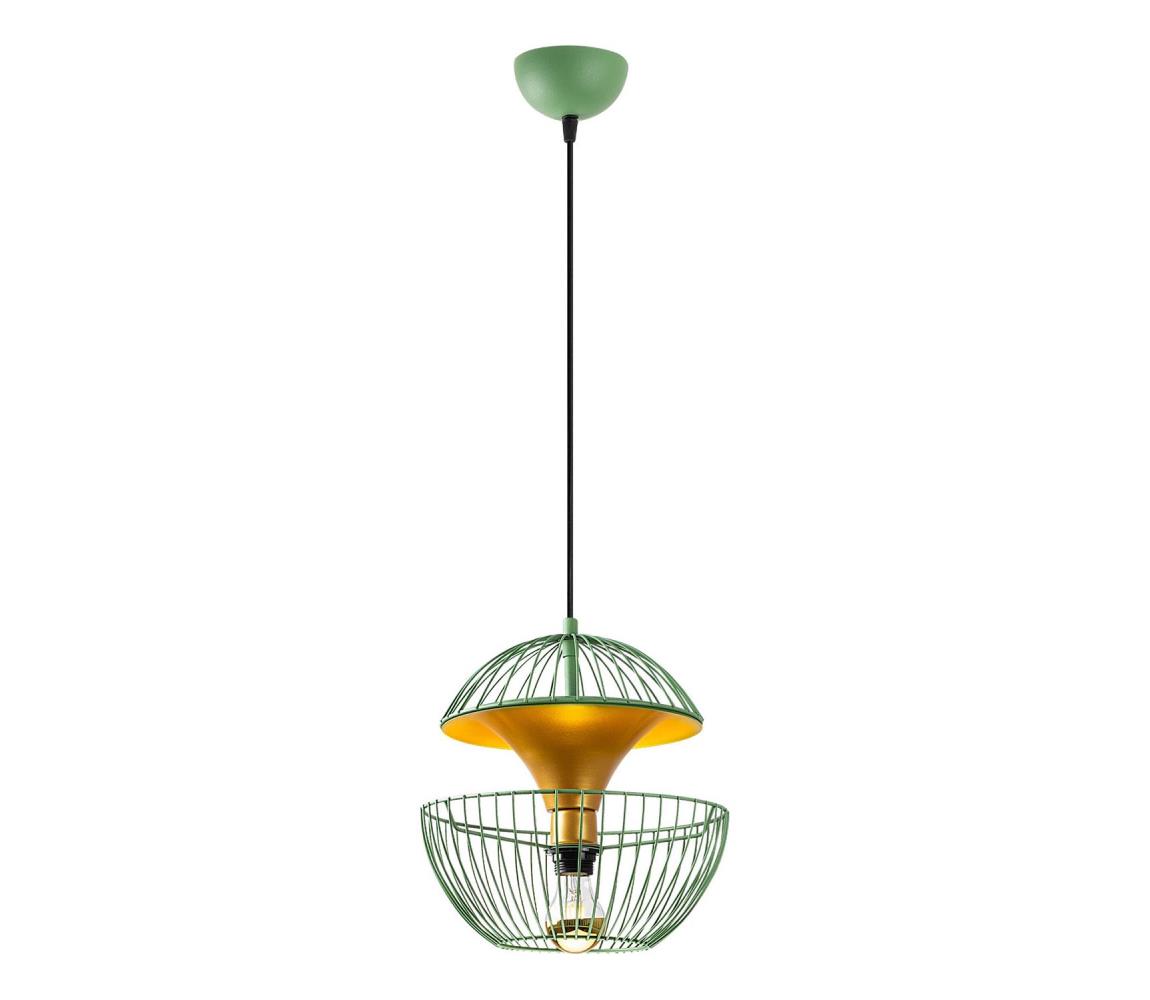 Csillár zsinóron TNDER 1xE27/40W/230V zöld 942FLG1257